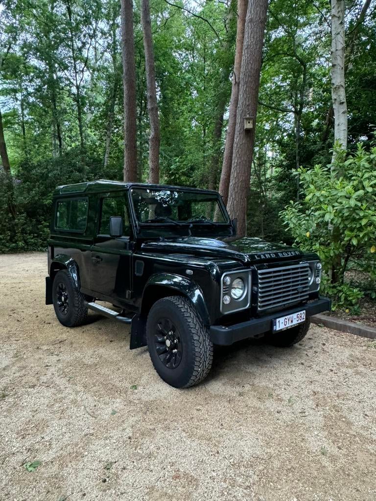Land Rover Defender 2013 53000km, Auto's, Land Rover, Zwart, Defender, Diesel, Particulier