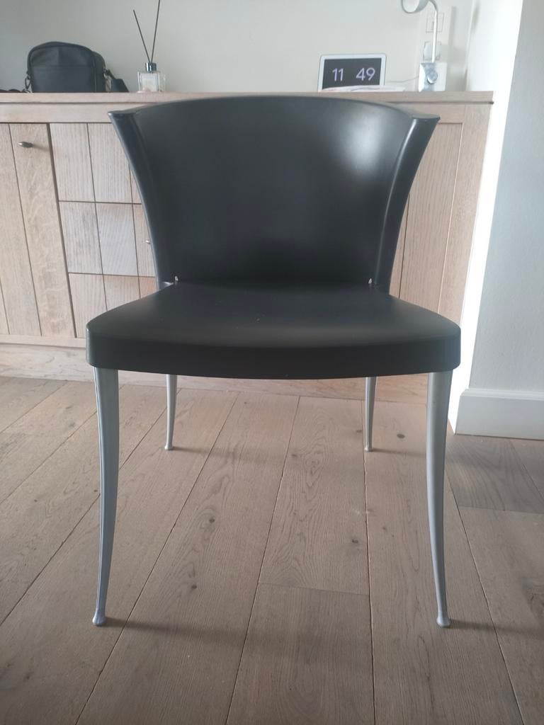 Design tuinstoelen antraciet grijs 6 stuks, Tuin en Terras, Tuinmeubel-accessoires, Ophalen