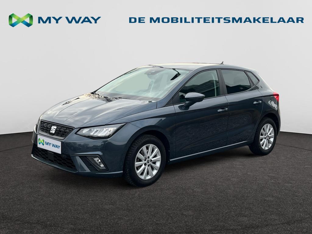 Seat Ibiza 5P/D Ibiza 1.0 TSI Move! Full Link DSG, Auto's, Seat, Airbags, Ibiza, Zilver of Grijs, Automaat