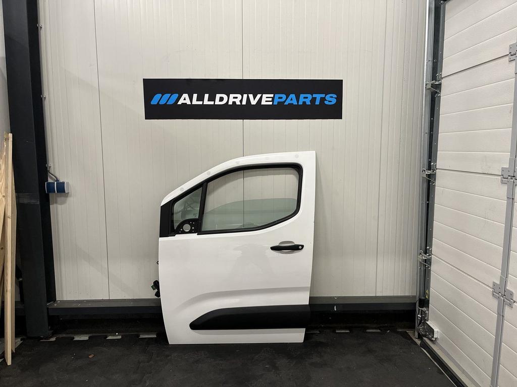 Opel Combo, Peugeot Partner voorportier links wit 9856199880, Gebruikt, -, Deur, -