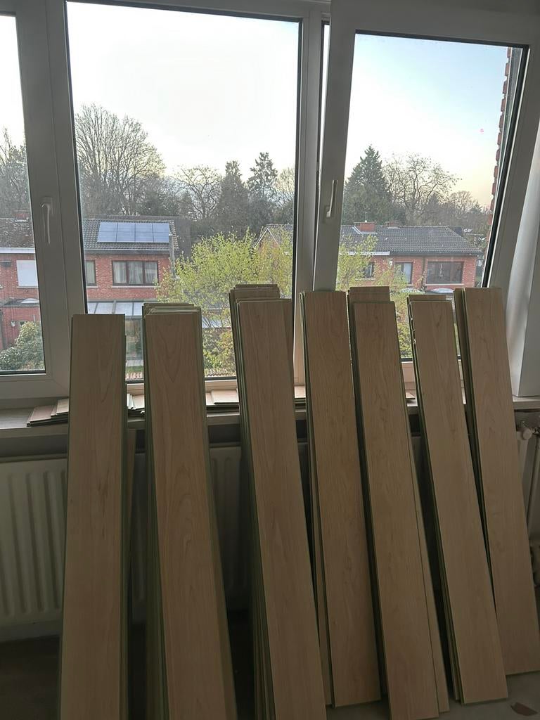 Laminaat vloer eikenlook, Ophalen