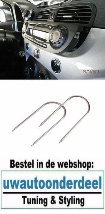 Radio Cd Demontage Sleutel Tool Beugel Gereedschap Aux Fiat, Verzenden