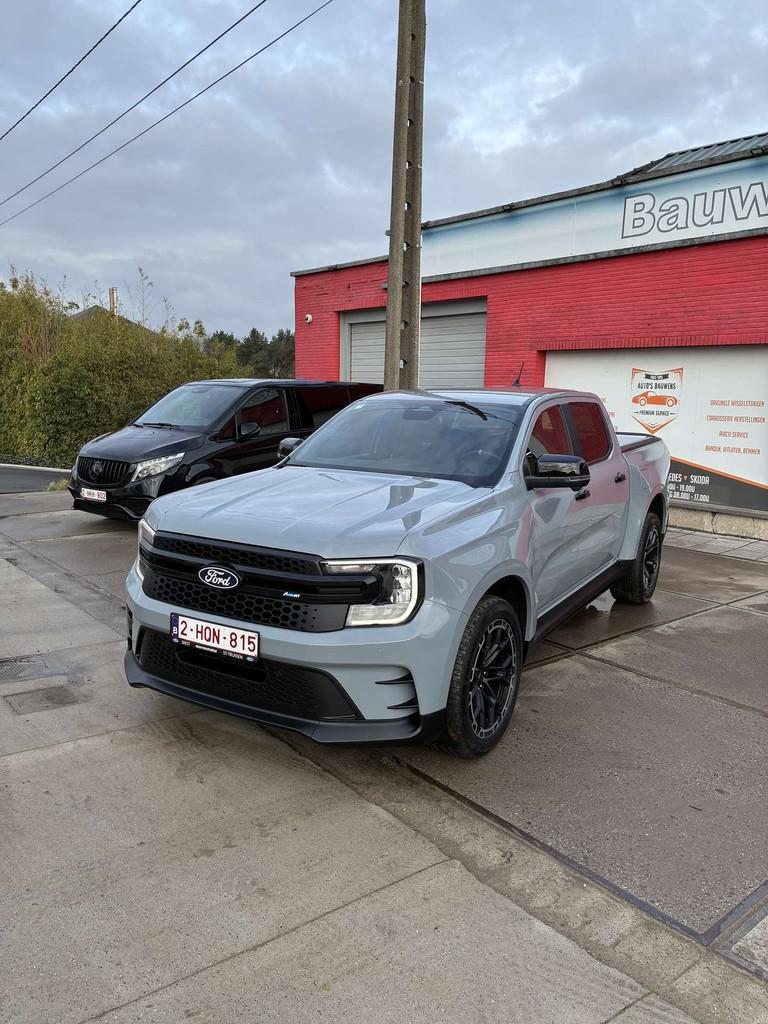 Ford Ranger Ranger 3.0 EcoBlue e-4WD MS-RT DIRECT, Autos, Argent ou Gris, Achat, Entreprise, Noir