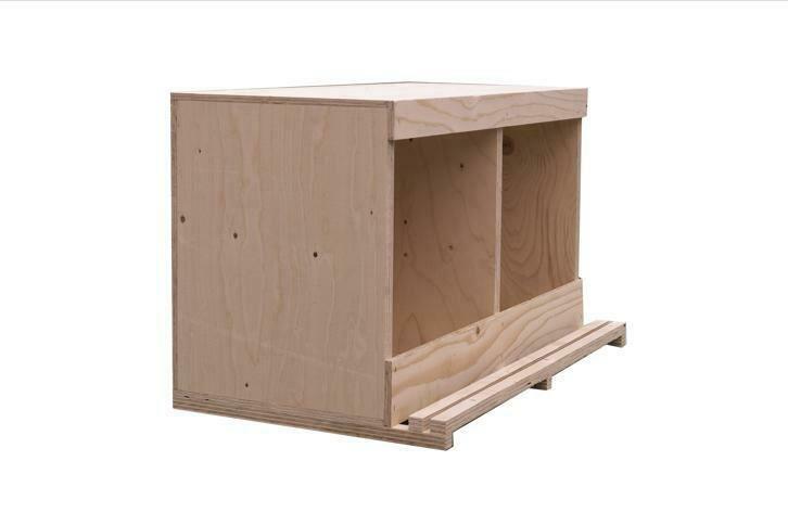 Tweedelig legnest kip XL voor grote kippen (broedbak), Dieren en Toebehoren, Pluimvee | Toebehoren, Nieuw, Overige typen, Ophalen of Verzenden