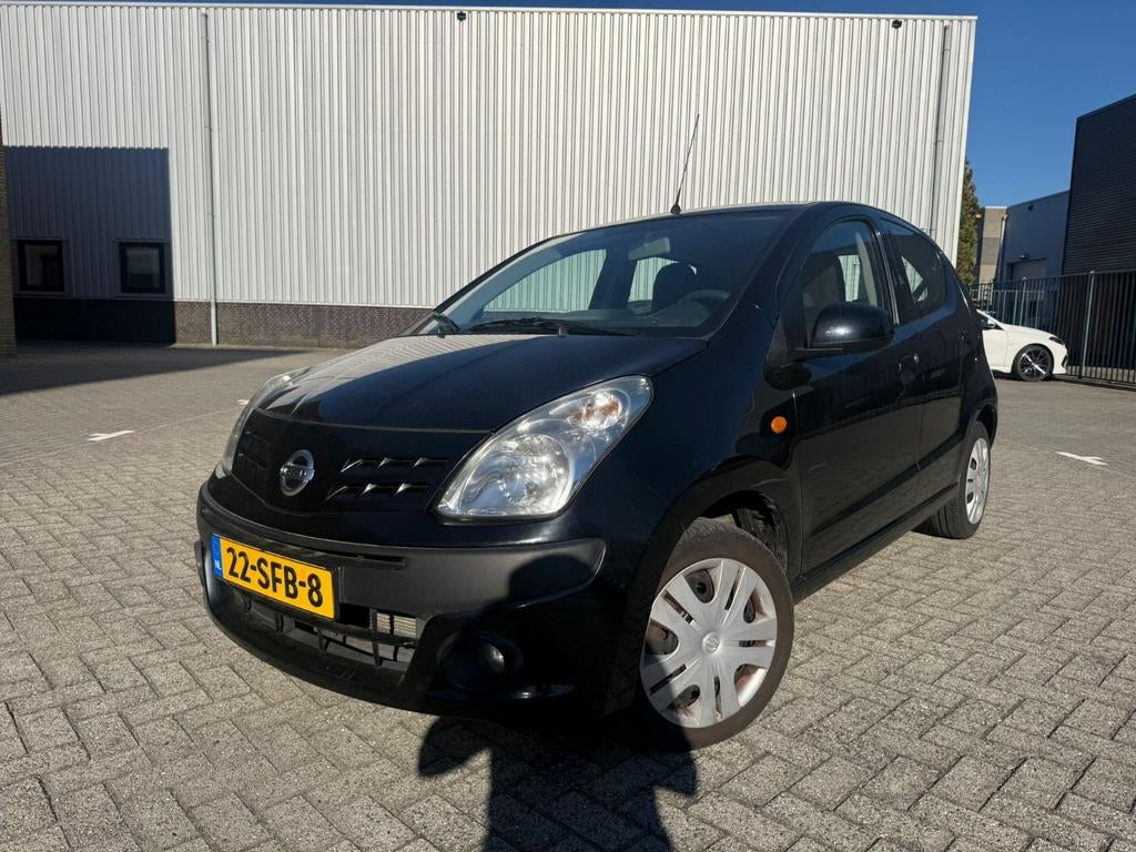 Nissan Pixo 1.0 50KW 5D 2011 noir, Autos, Euro 5, Achat, 50 kW, Noir