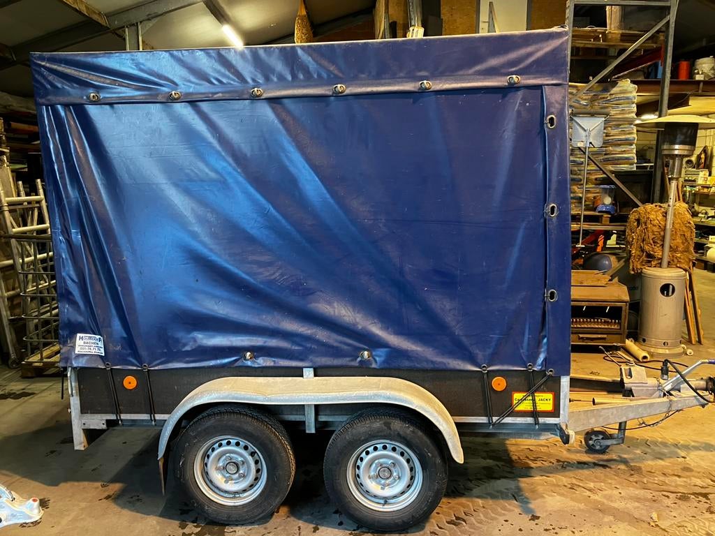 Aanhangwagen met huif mtm 1300 kg, Auto diversen, Aanhangers en Bagagewagens, Ophalen