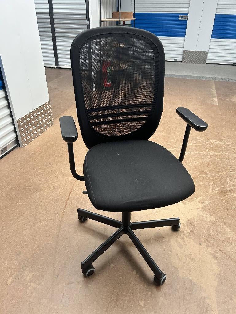 Bureaustoel Ikea, Ophalen, Gebruikt, Zwart, Bureaustoel