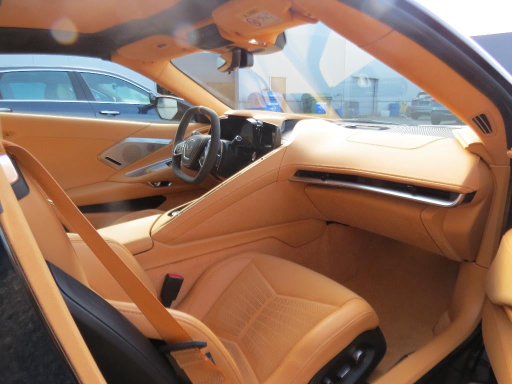 Chevrolet C8 Stingray 3LT 6.2 V8 coupé, Auto's, Chevrolet, Automaat, Achterwielaandrijving, USB, Zwart