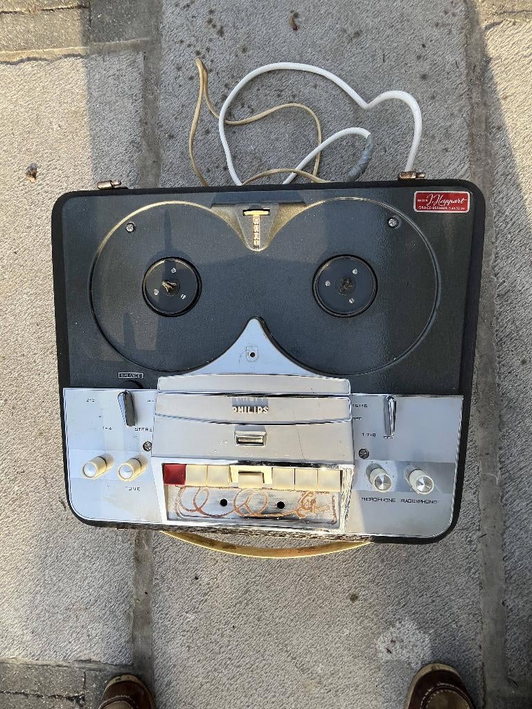 Magnétophone Philips, TV, Hi-fi & Vidéo, Enregistreurs audio, Magnétophone, Enlèvement