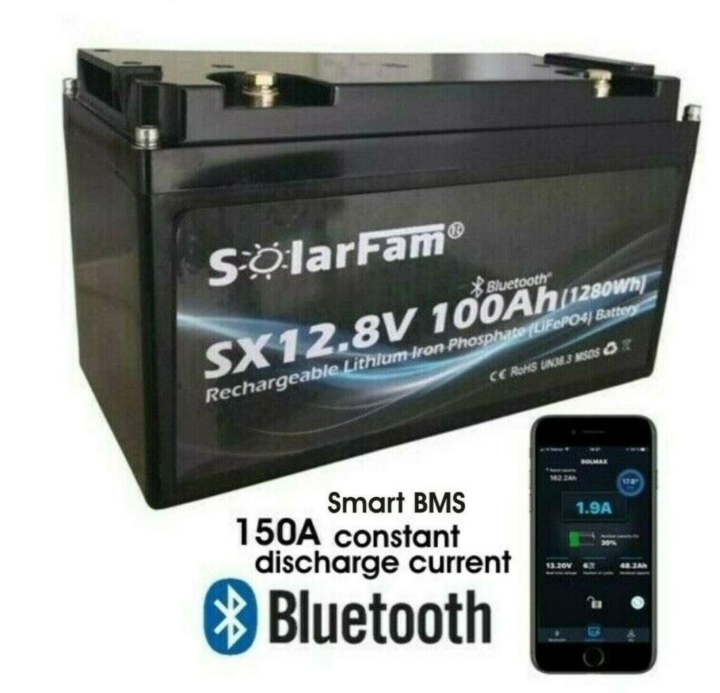 Batterie LifePo4 12V 100Ah, Autos : Pièces & Accessoires, Enlèvement, Révisé