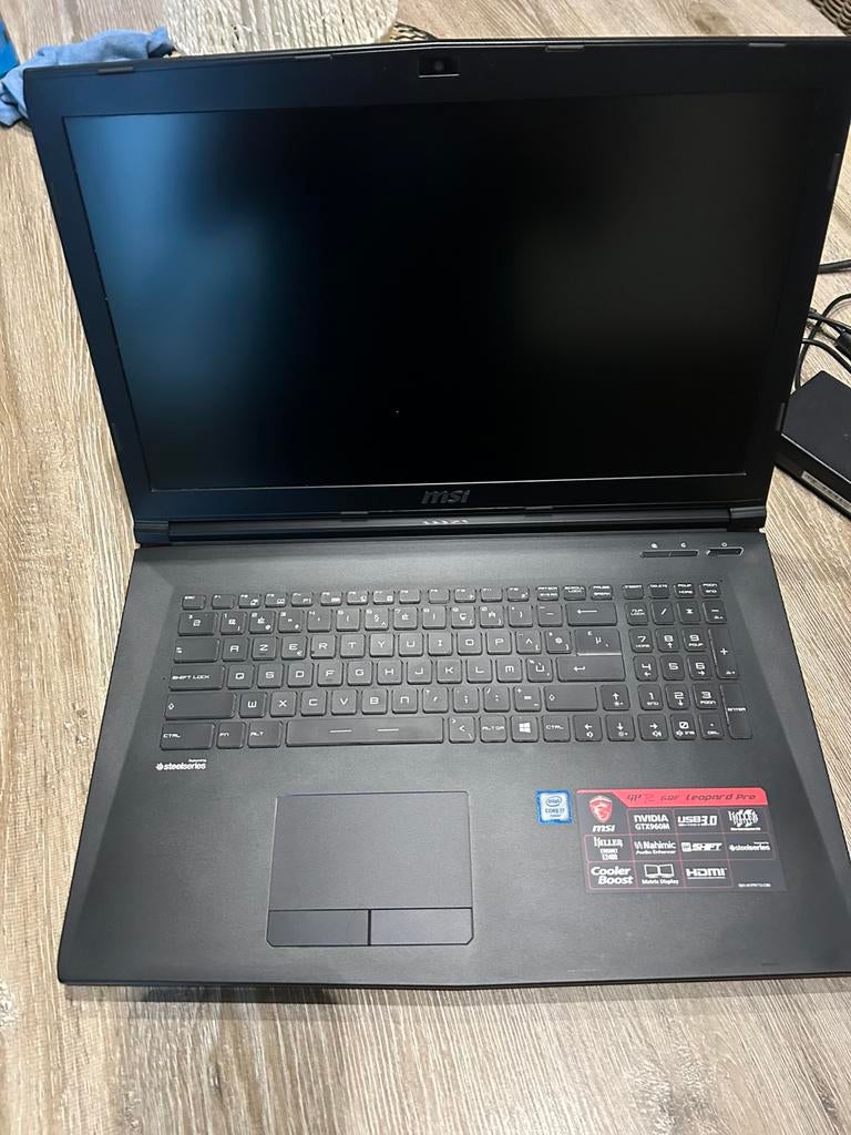 Pc MSI gp72 leopard pro windows 10, 17 pouces ou plus, 8 GB, Comme neuf, Enlèvement