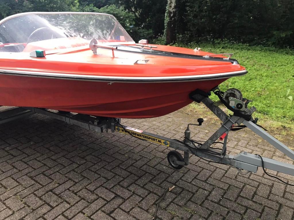 motorboot Merk Placom, Watersport en Boten, Speedboten, Ophalen, Gebruikt, Minder dan 70 pk, 3 tot 6 meter