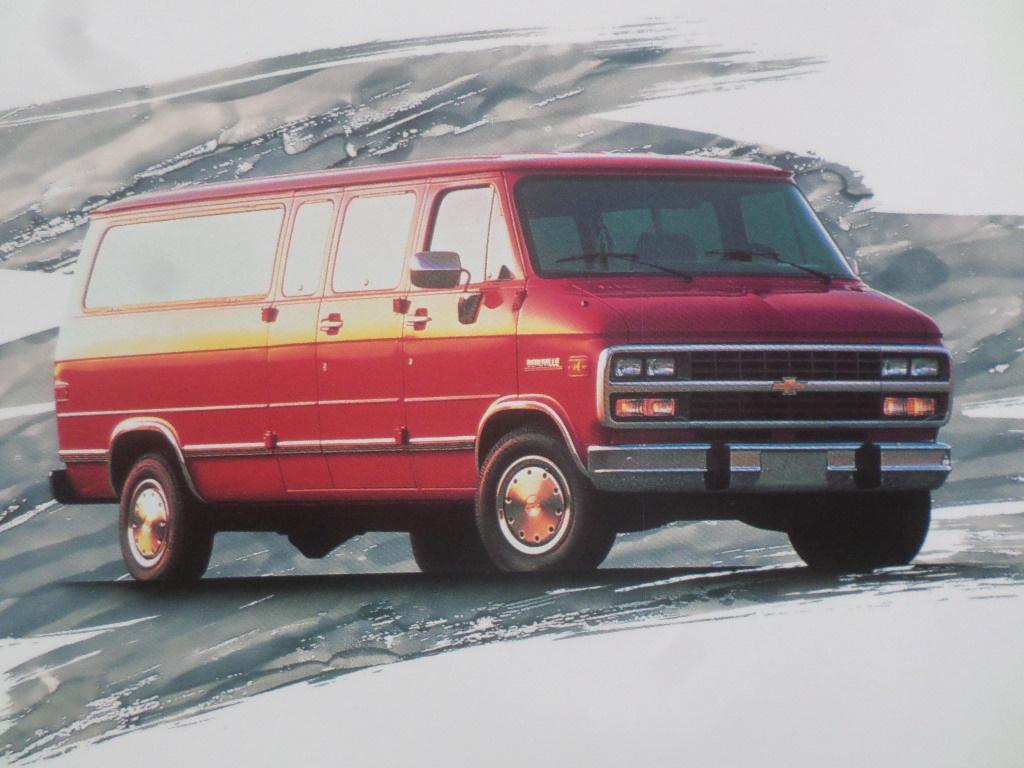 Chevrolet Van G20 & G30 Starcraft & Transcar Brochure, Ophalen of Verzenden, Chevrolet