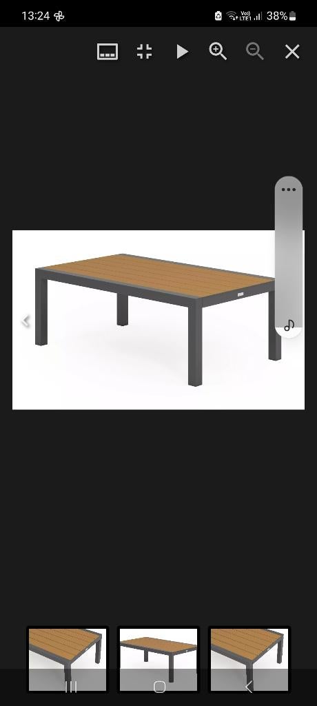 Tafel laag voor lounge, Tuin en Terras, Tuintafels, Ophalen, Nieuw, Aluminium