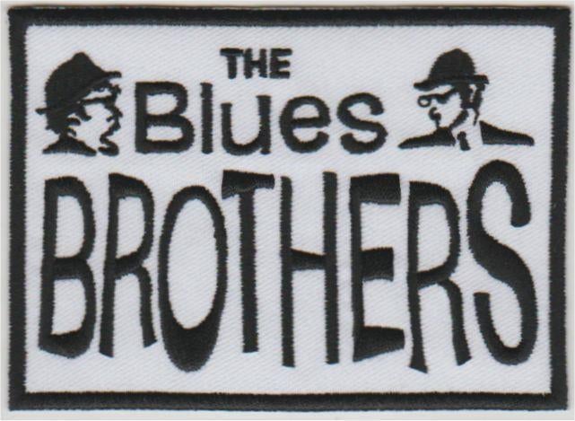 The Blues Brothers stoffen opstrijk patch embleem, Verzamelen, Verzenden, Nieuw, Kleding