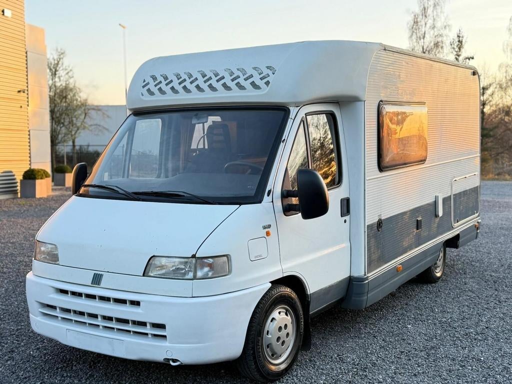 Fiat Ducato Fendt Camper 1.9 TD - 4 couchettes homologué, Caravanes & Camping, Camping-cars, Jusqu'à 4, Entreprise, Fiat, Diesel