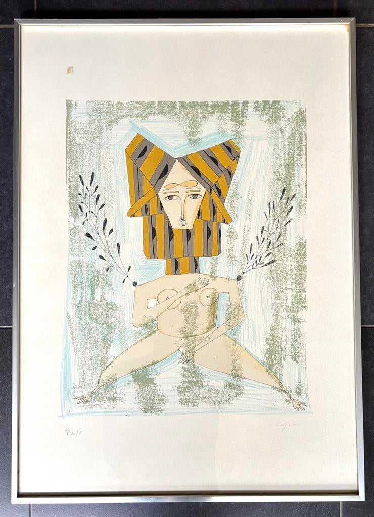 Originele Capacci lithografie – artist proof ”, Antiek en Kunst, Ophalen