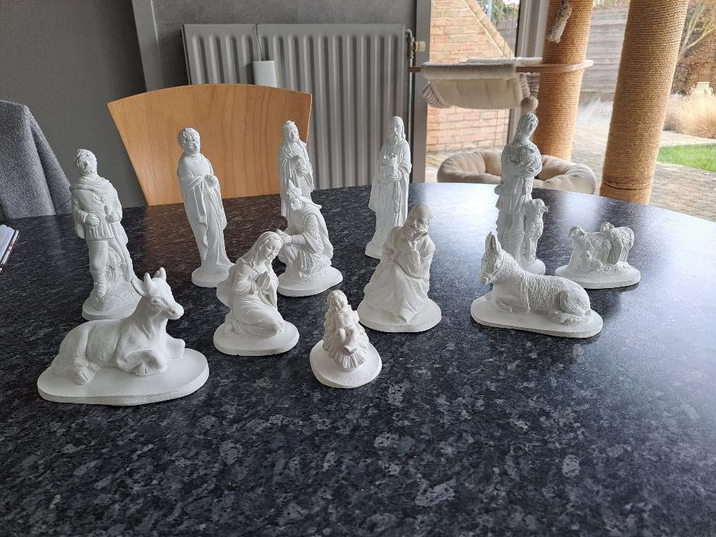 Kerstkribbe 12-delig, Diversen, Kerst, Ophalen