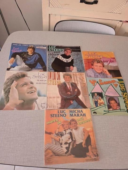 7 x singel Luc Steeno, pakketprijs mogelijk., Cd's en Dvd's, Ophalen of Verzenden, Zo goed als nieuw, Nederlandstalig, Single