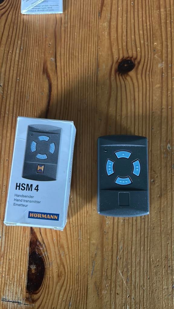 Télécommande Porte de Garage Hörmann HSM 4 868 MHz, Ophalen of Verzenden, Zo goed als nieuw