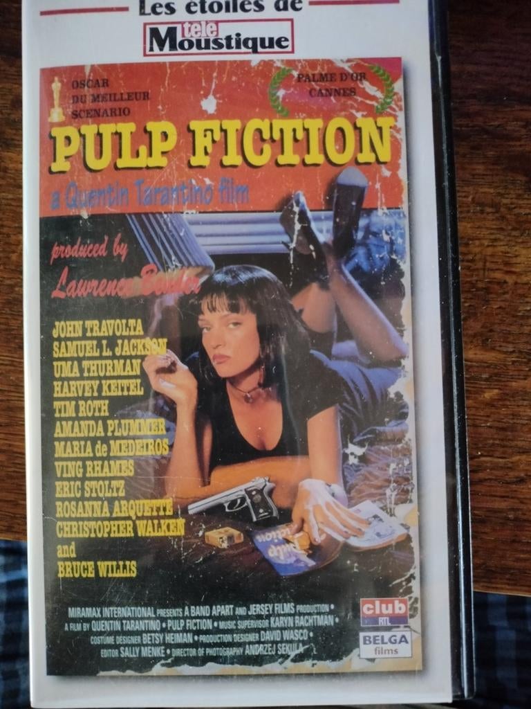 VHS Pulp fiction, Vanaf 16 jaar, Ophalen of Verzenden, Gebruikt, Thrillers en Misdaad