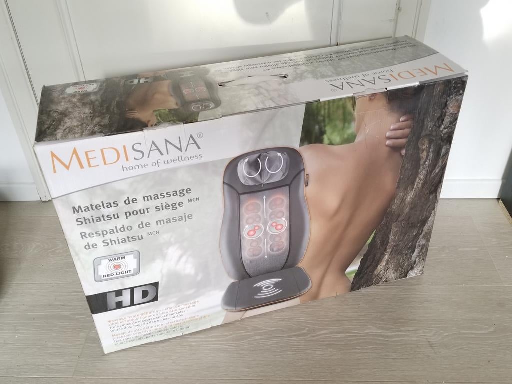 Coussin de siège de massage Shiatsu Medisana, Enlèvement, Comme neuf