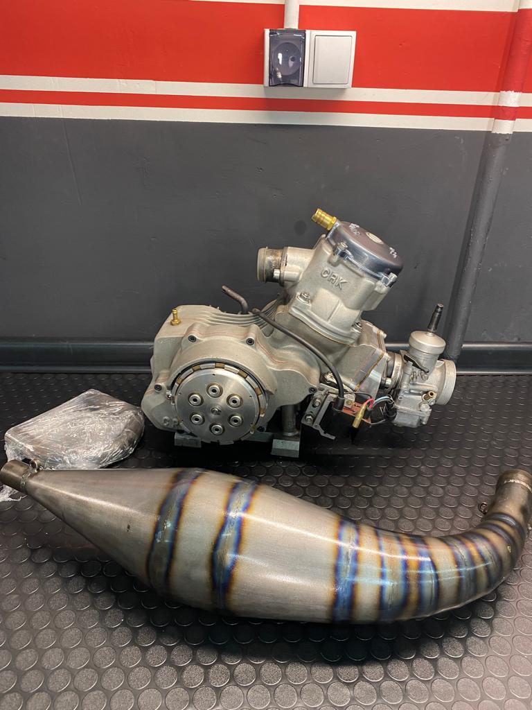 Racekart schakelkartmotor VORTEX RVXX 125 KZ, Sport en Fitness, Ophalen of Verzenden, Zo goed als nieuw, Kart