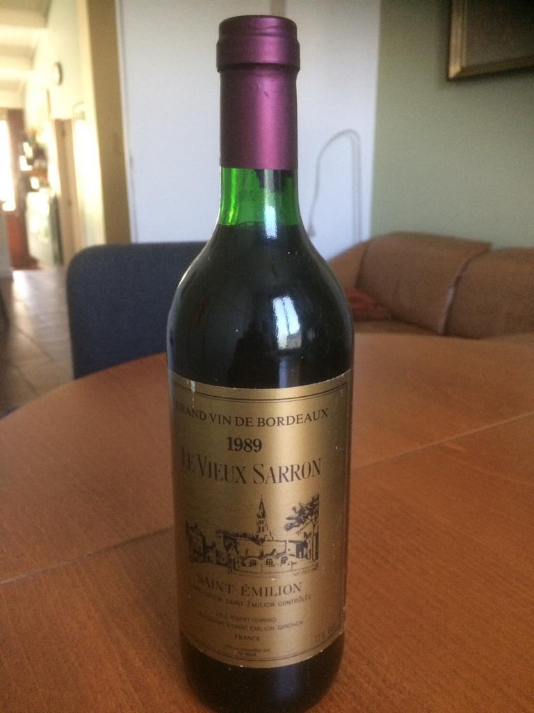 SAINT - EMILION 1989, Enlèvement, Comme neuf, France, Vin rouge