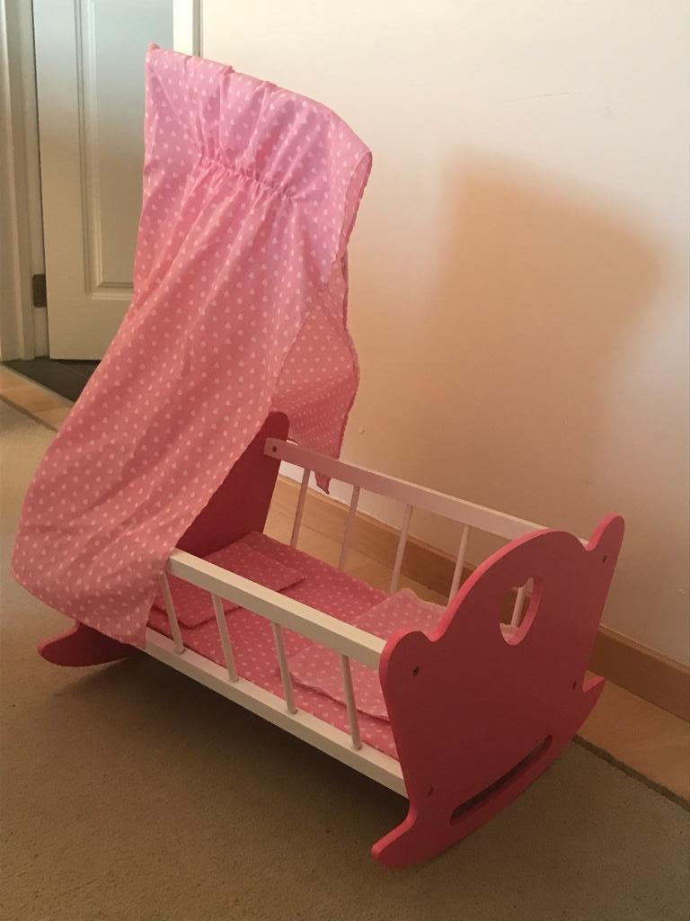 Wieg pop, Kinderen en Baby's, Speelgoed | Poppen, Gebruikt, Ophalen