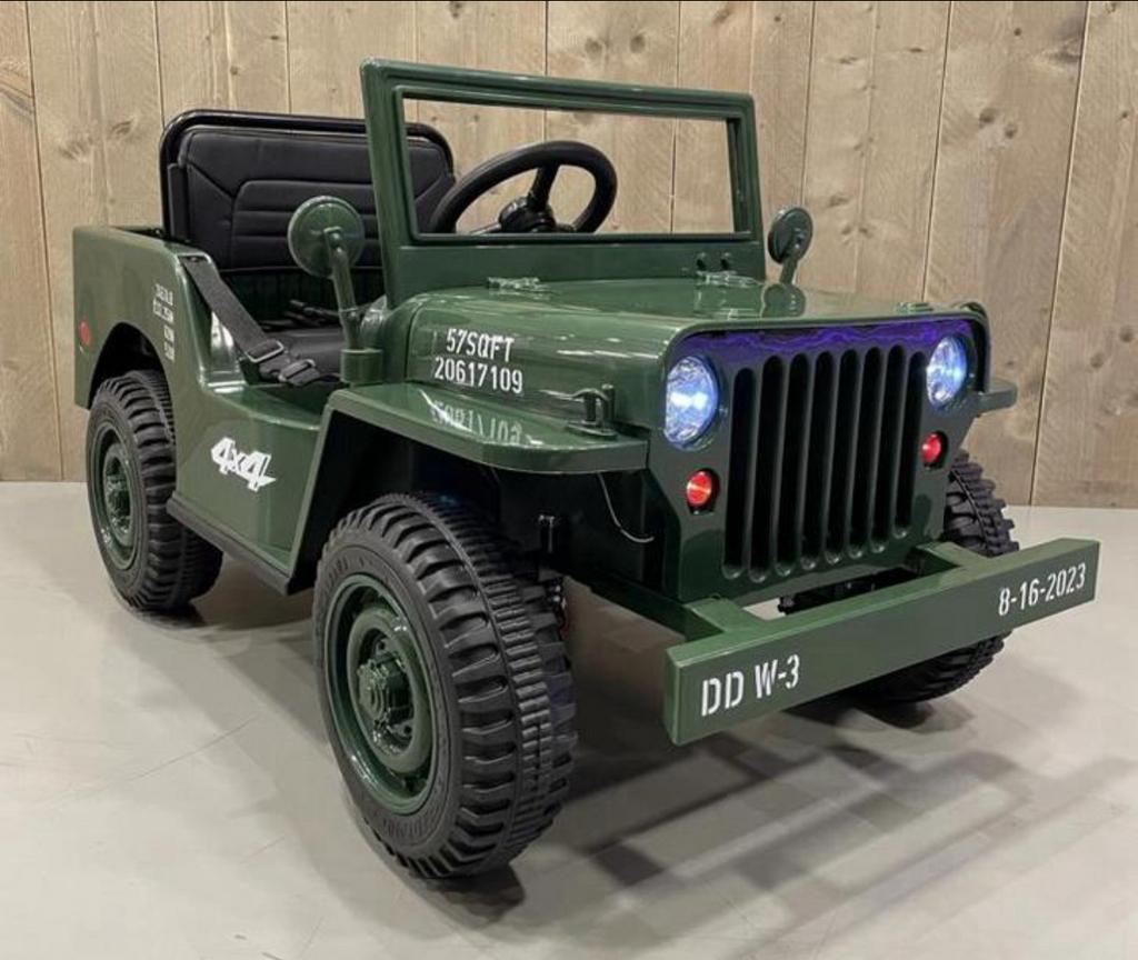 Nieuw Willy’s Jeep 12V Kinderjeep op Accu + Joystick, Ophalen, Nieuw