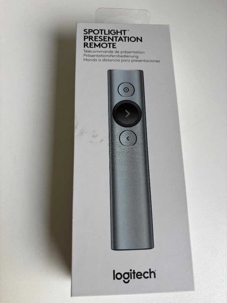 Logitech Spotlight - Afstandsbediening voor presentaties, Ophalen of Verzenden, Zo goed als nieuw, Origineel