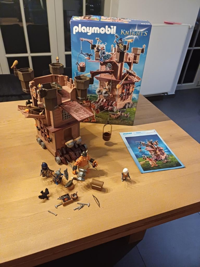 Playmobil Knights Aanvalstoren - 9340, Kinderen en Baby's, Speelgoed | Playmobil, Ophalen