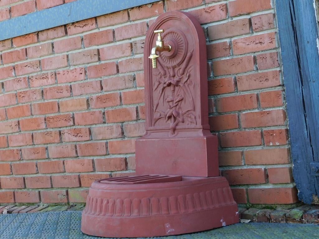 Unique : fontaine en fonte, 90 cm, design authentique, Jardin & Terrasse, Enlèvement ou Envoi, Fonte, Fontaine