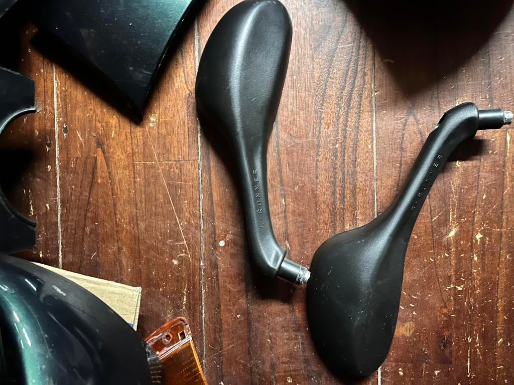 Runner spiegels, Fietsen en Brommers, Fietsonderdelen, Ophalen of Verzenden, Zo goed als nieuw