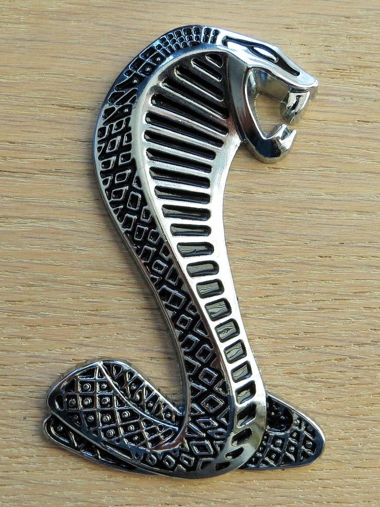 Oldtimer embleem logo Ford Mustang Shelby Cobra, Ophalen of Verzenden, Ford