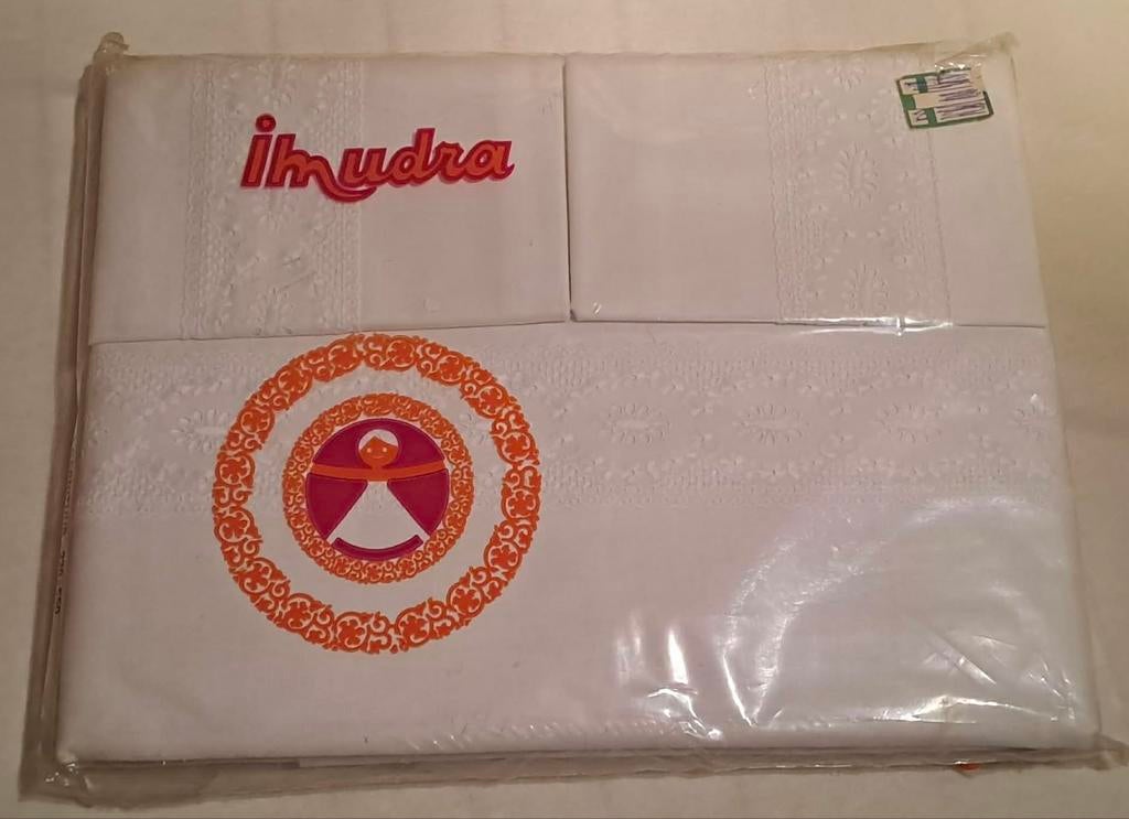 Draps blancs en coton, Enlèvement, Neuf, Deux personnes, Blanc