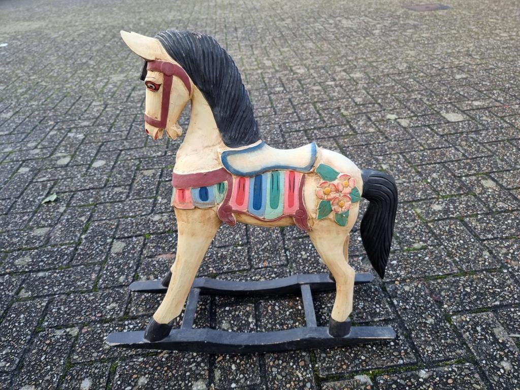 Cheval en bois debut 20 eme , tres bonne etat, Enlèvement ou Envoi