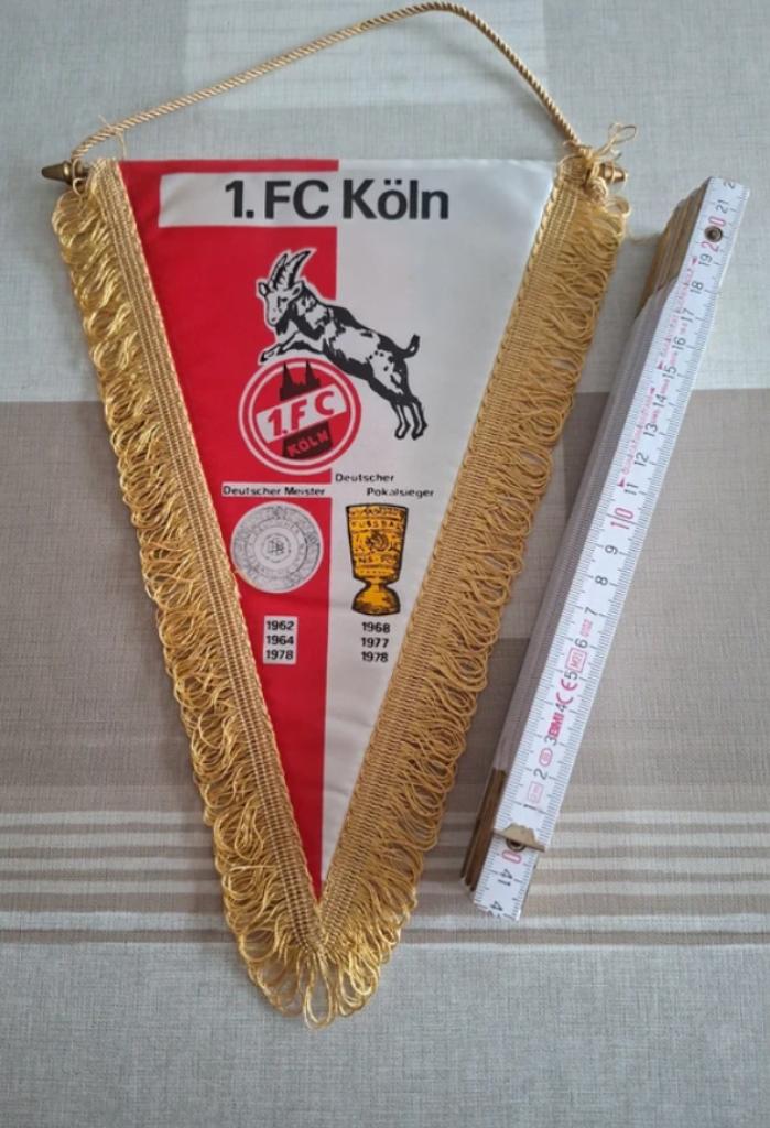 Fanion 1 FC Cologne, Collections, Articles de Sport & Football, Comme neuf, Fanion ou Écharpe, Enlèvement ou Envoi