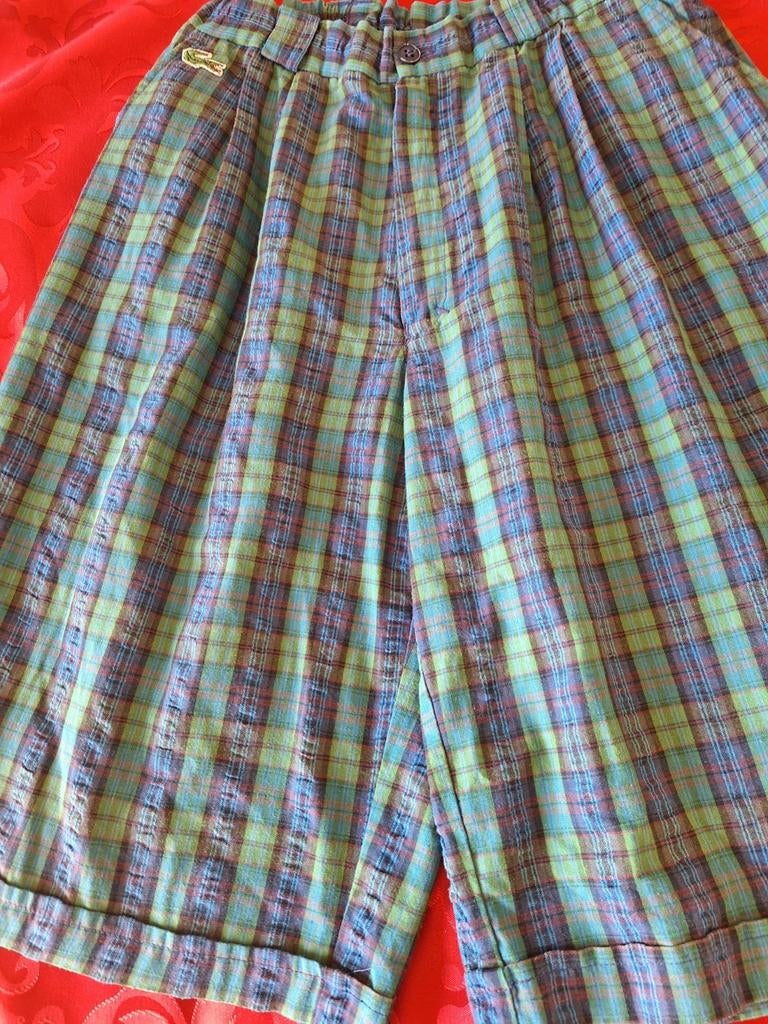 Bermuda enfant taille 176, tissu coton et polyester, Enlèvement, Autres tailles, Vert, Short de bain