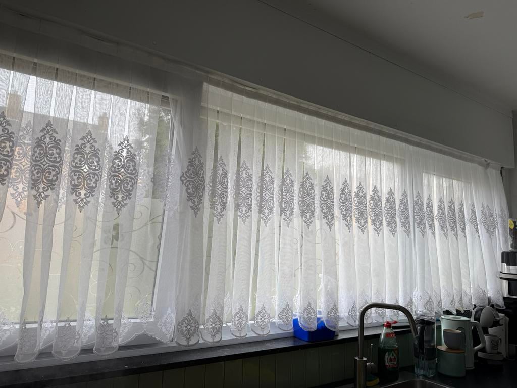 Gordijnen, Huis en Inrichting, Stoffering | Gordijnen en Lamellen, Ophalen, Zo goed als nieuw