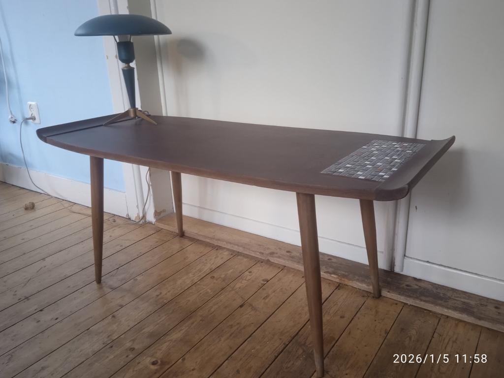 Salontafel koffietafel sitetable bijzettafel Vintage Retro, Antiek en Kunst, Ophalen