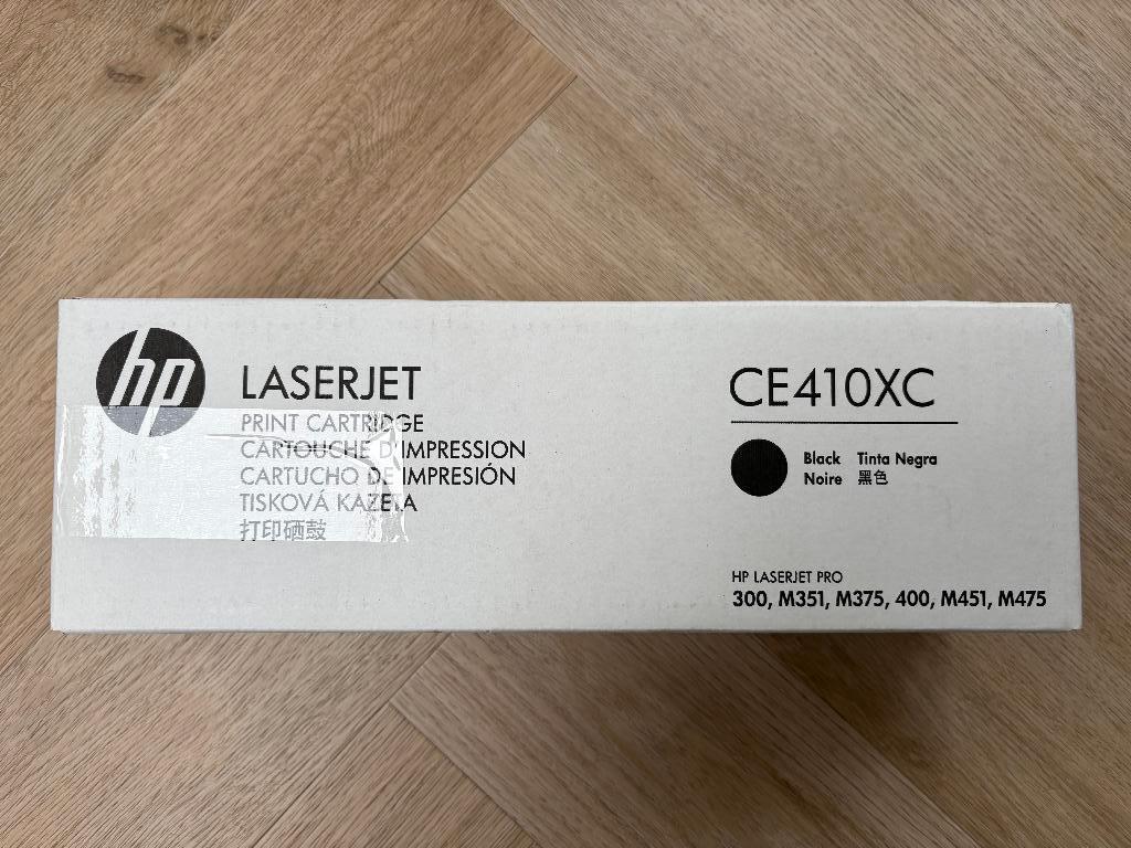 Nieuwe originele toner HP CE410XC (HP 305X) zwart grote cap, Computers en Software, Printerbenodigdheden, Nieuw, Toner, Ophalen of Verzenden