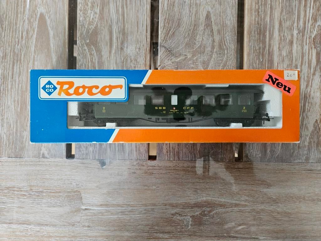 Roco 44731 voiture CFF, Hobby & Loisirs créatifs, Analogique, Enlèvement ou Envoi, Wagon, Comme neuf
