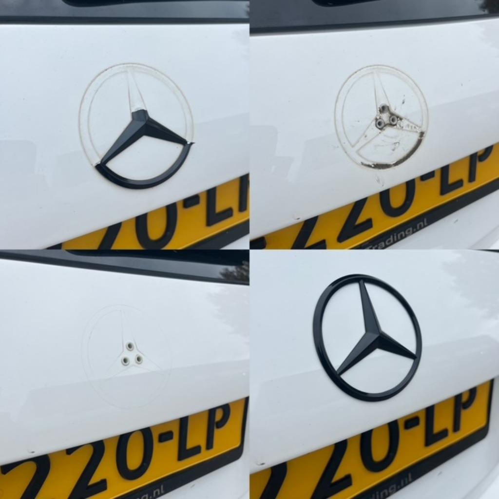 mercedes achterklep ster zwart c63 W205 X156 W117 W213 e63, Ophalen of Verzenden, Nieuw, Mercedes-Benz
