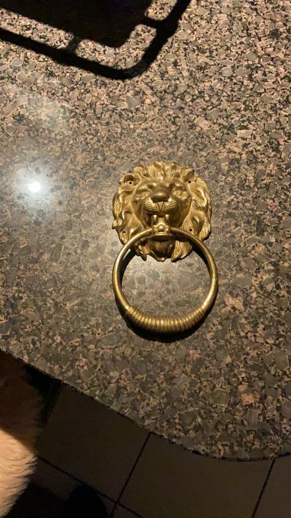 Koperen deurklopper, Antiek en Kunst, Antiek | Brons en Koper, Ophalen, Koper