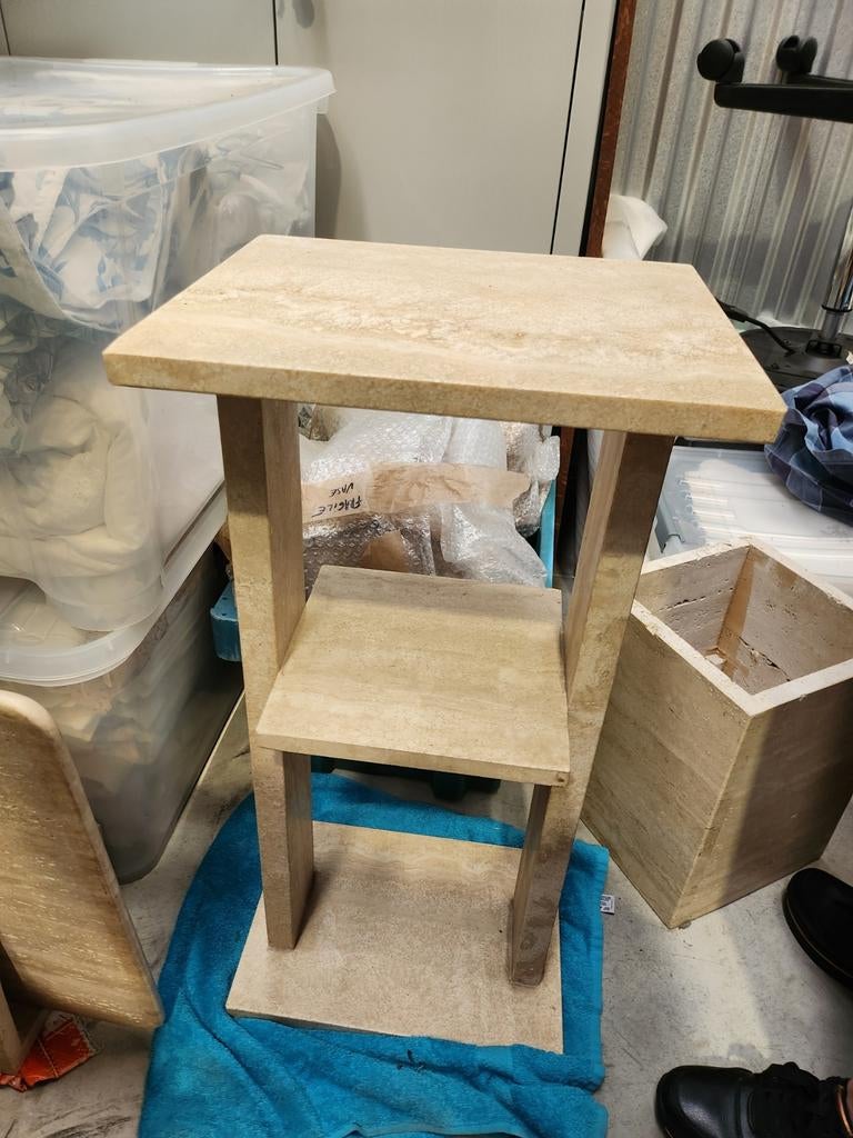 Gueridon travertin, Maison & Meubles, Enlèvement