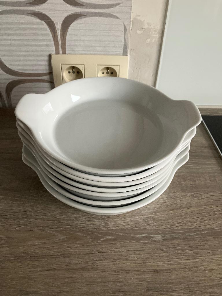 7 scampi - pasta borden REVOL, Huis en Inrichting, Keuken | Servies, Ophalen, Bord(en)