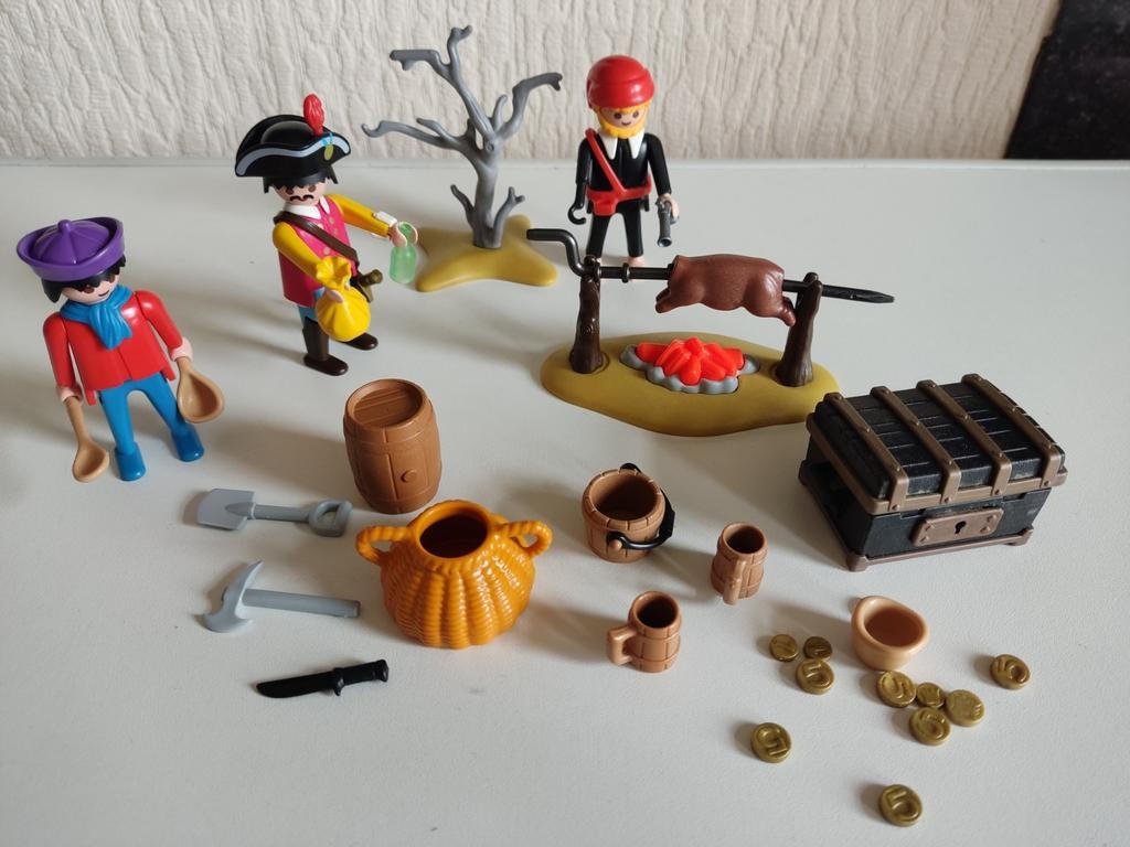 Playmobil Piraten set 3794 Retro Vintage, Kinderen en Baby's, Speelgoed | Playmobil, Ophalen, Zo goed als nieuw, Complete set