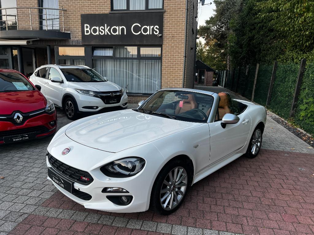 Fiat 124 Spider/M2016/LEER/NAVI/107.000KM/12M GARANTIE, Auto's, Fiat, Euro 6, Cabriolet, USB, Handgeschakeld