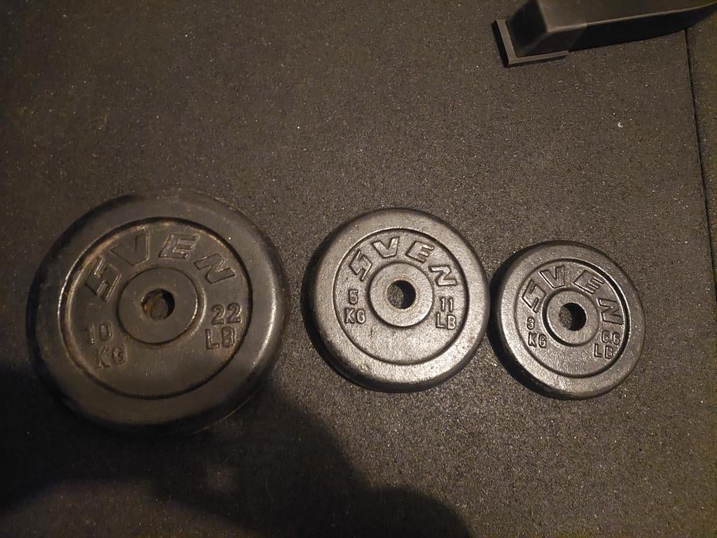 Plaques de poids : haltères de 30 mm, Enlèvement, Plaques d'haltères